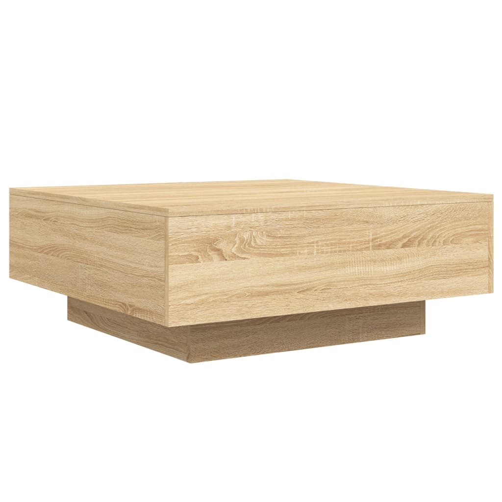 VidaXL Tavolino Con Piano Sollevabile In Legno Multistrato Rovere Sonoma - 90x44,5x45 Cm - 3