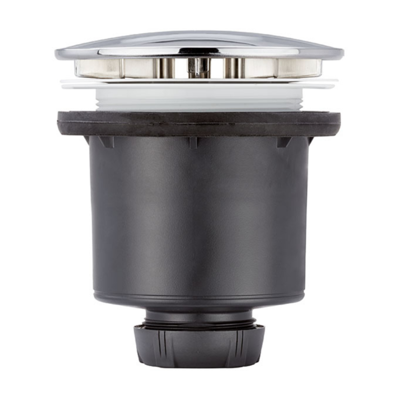 Bonde de receveur de douche sortie verticale WIRQUIN Tourbillon D90 dôme chromé - 3