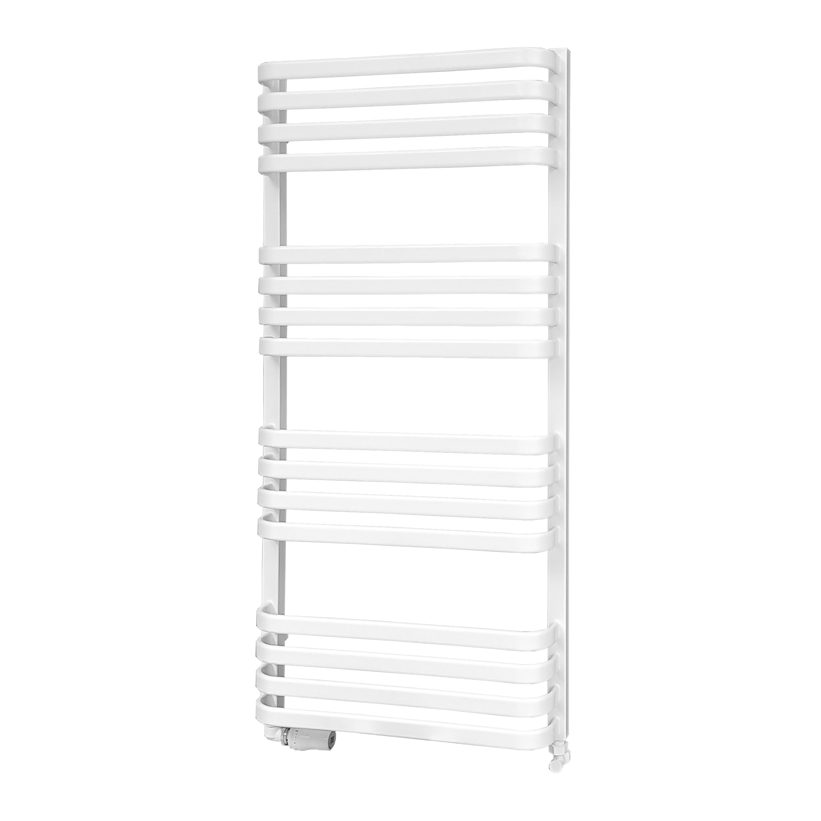 Grzejnik łazienkowy PIATTO ZBD 114x53 cm biały 631W Roz 50 cm LUXRAD