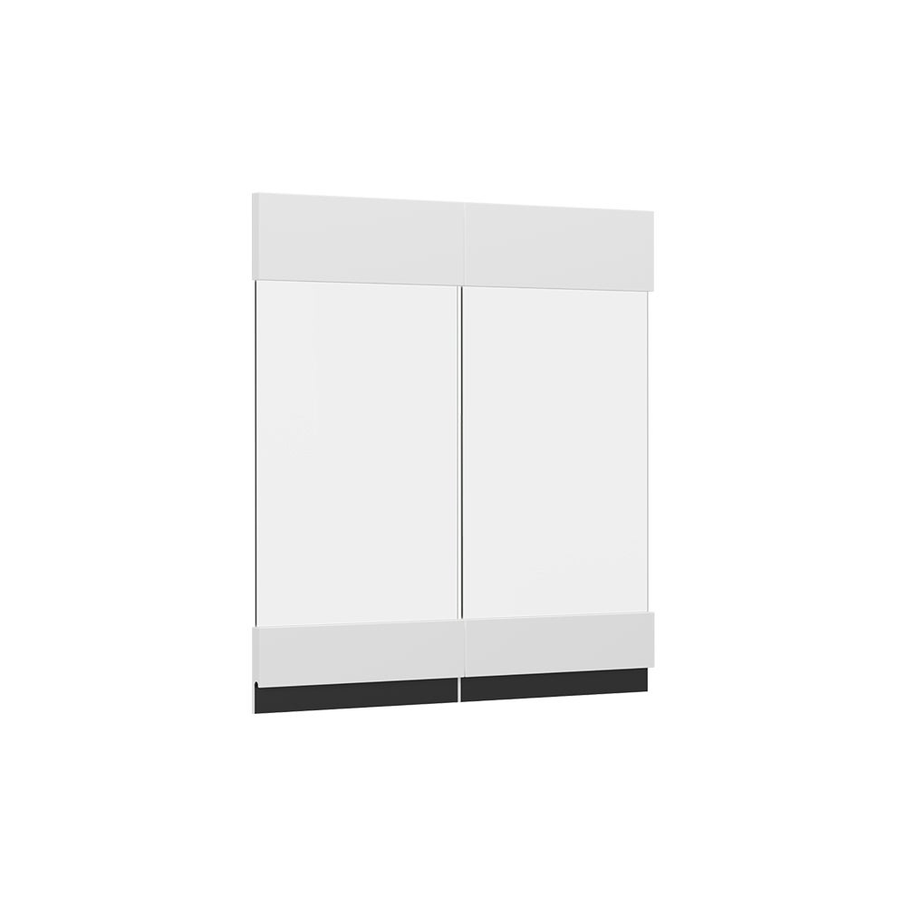 Vicco  Frente De Cocina R-Line, 59.2 X 59 Cm Frente De Mueble Para Armario Mural Con Vitrina Blanco , Leroy Merlin