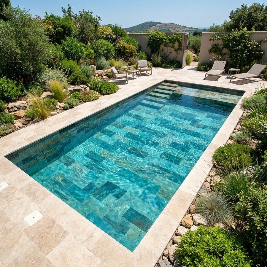 Carrelage Piscine Bali 30x60 Cm Effet Pierre De Bali - 3