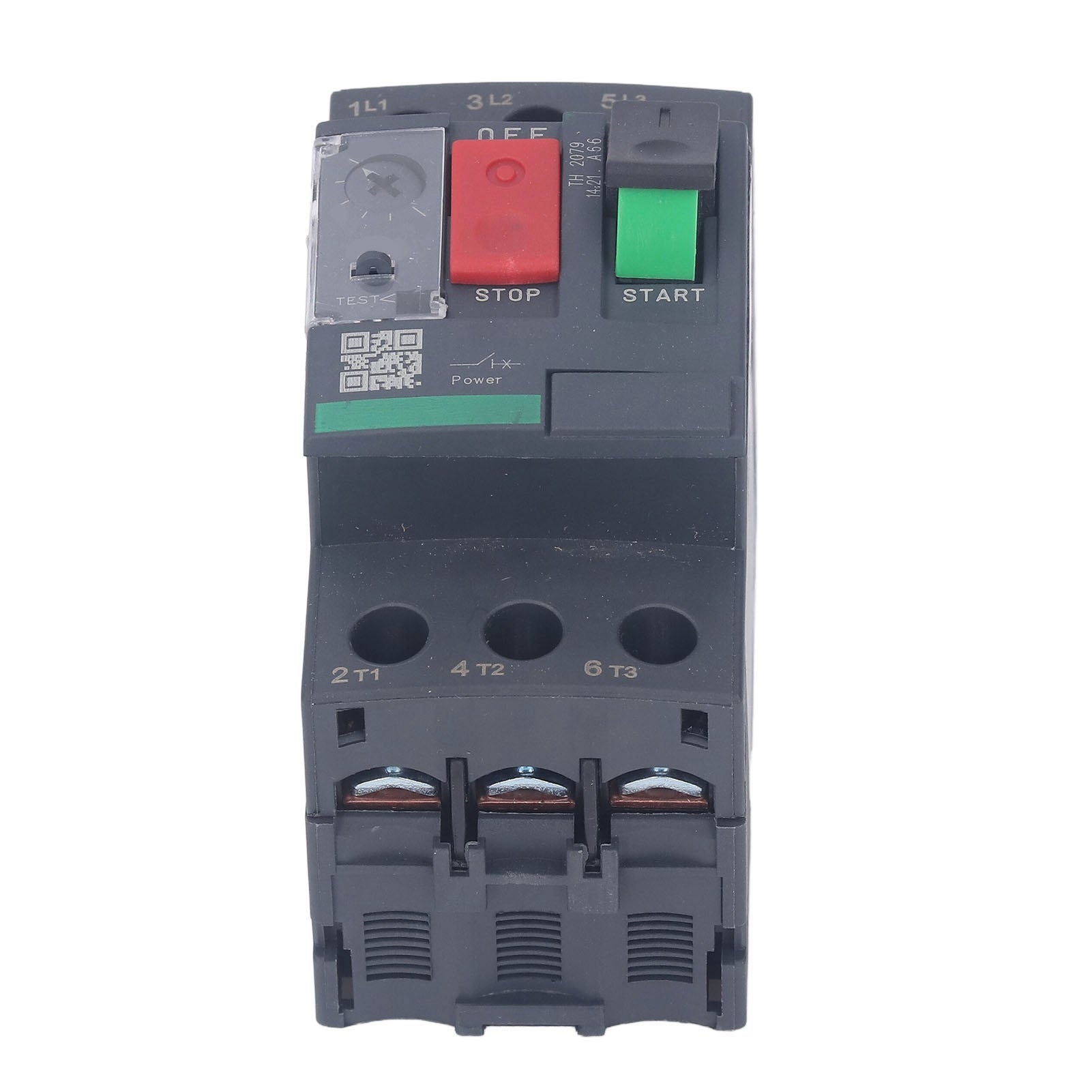 Interruttore automatico per motore da 35 mm, montaggio su guida, tipo termomagnetico, protezione da sovraccarico, CA 690 V, GV2-ME07, 1,6-2,5 A - 9