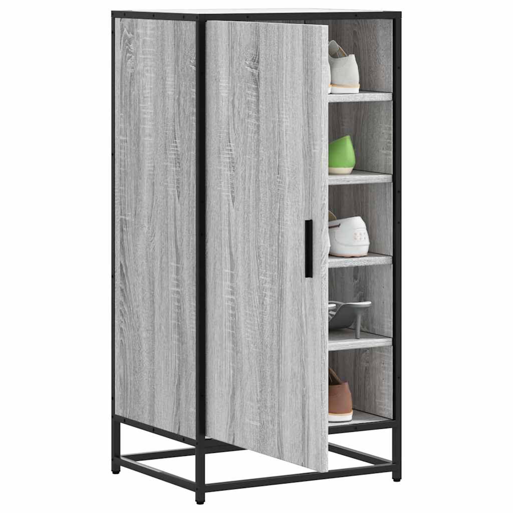 YAPP Étagère à chaussures Sonoma gris 75x35x45 cm Bois d'ingénierie PG YAPP Étagère à chaussures Sonoma gris 75x35x45 cm Bois d'ingénierie PG