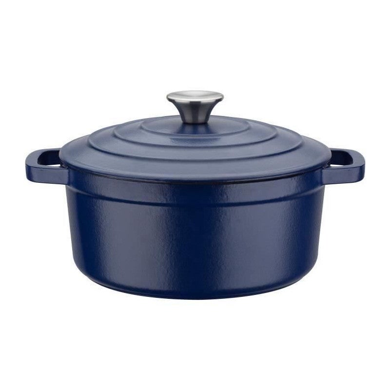 Garnek GSW Blue Magic żeliwo stalowe 2,2 litra 20 cm niebieski