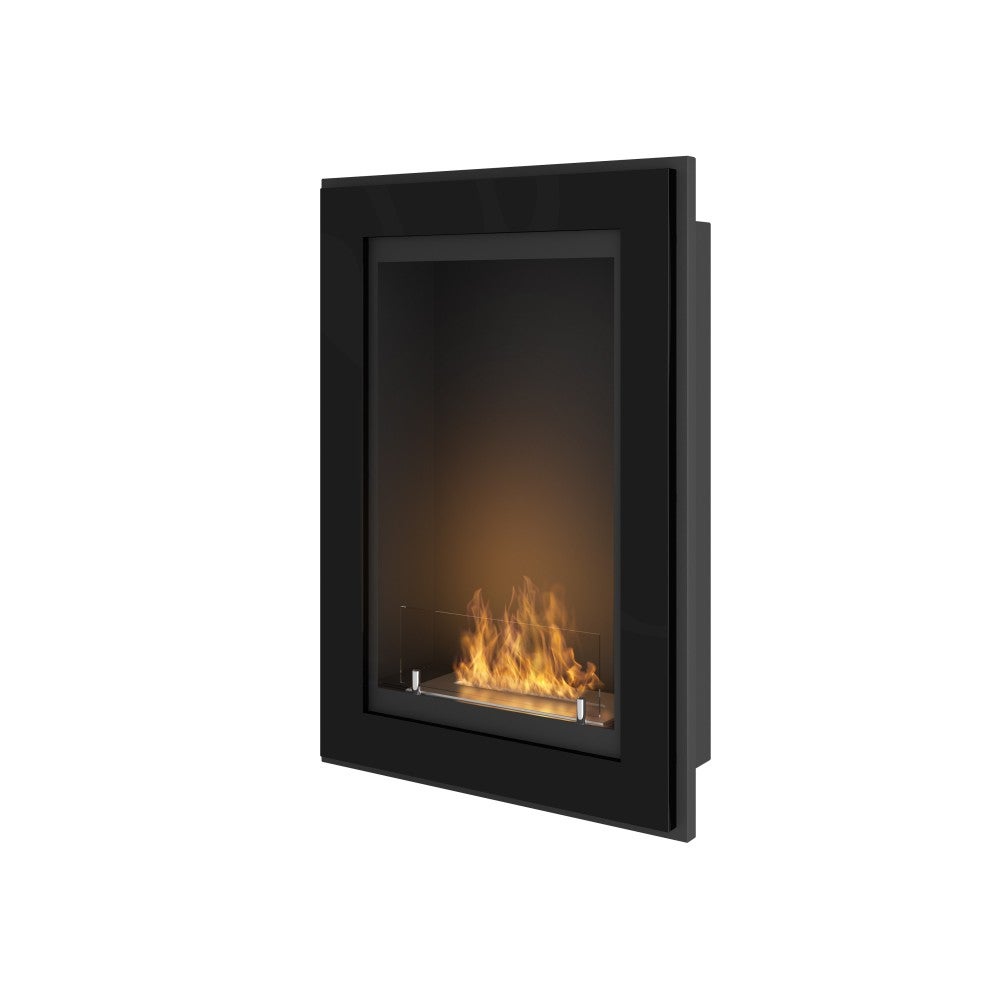 Kominek bioetanolowy Frame 550 SimpleFire do zabudowy z czarnym szkłem