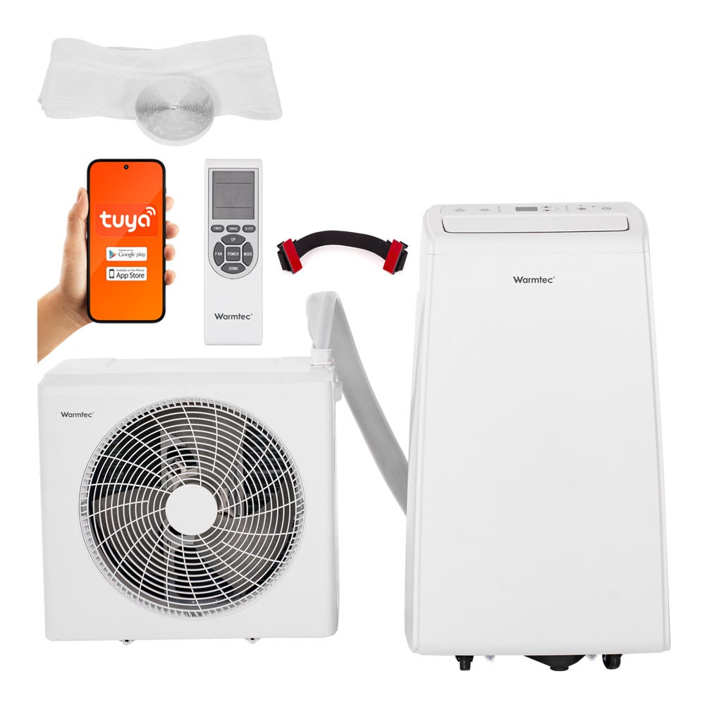 Klimatyzator hybrydowy Warmtec Wi-FI 3,5kW do 40m² 4 tryby pracy z jednostką zewnętrzną FrostLink KH35W