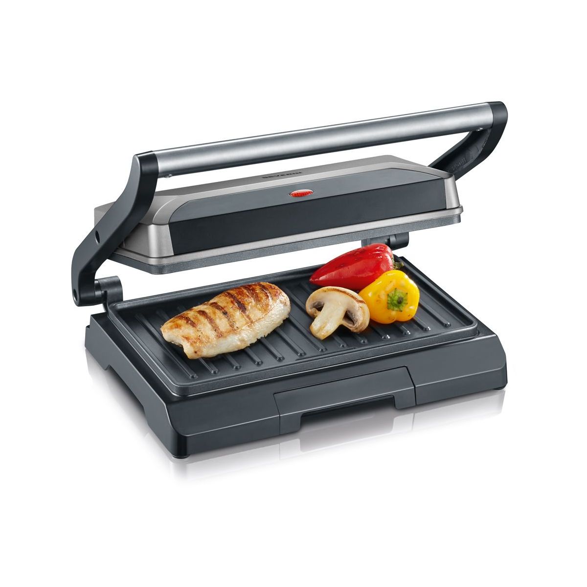 Elektryczny Grill Severin KG 2394 800W Kompaktowy Design Nieprzywierający - 5