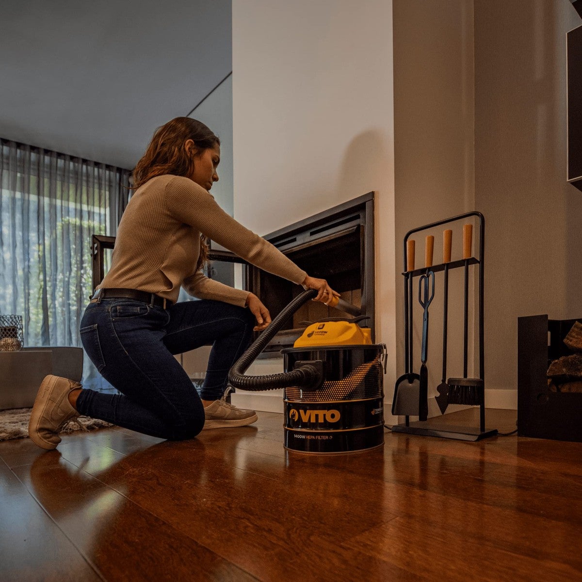 Aspirateur de cendres TORNADO 1400W 18L Filtre HEPA Fonction Souffleur VITO - 4