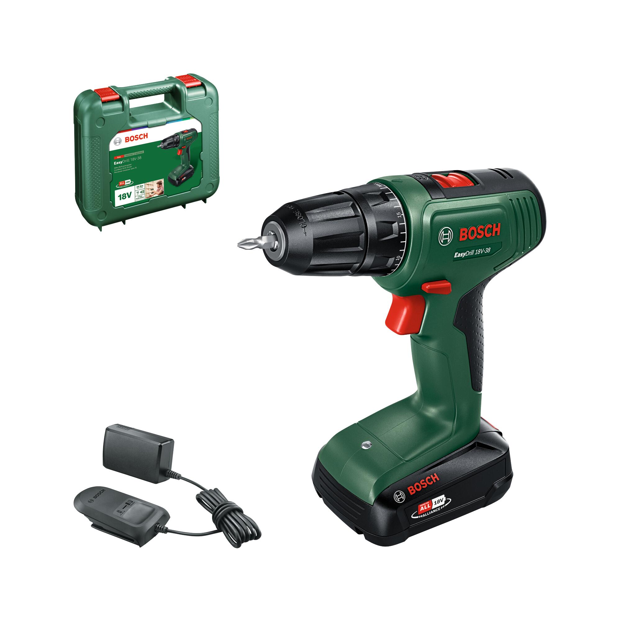 Wiertarko-wkrętarka 18 V 38 Nm EasyDrill 2Ah BOSCH