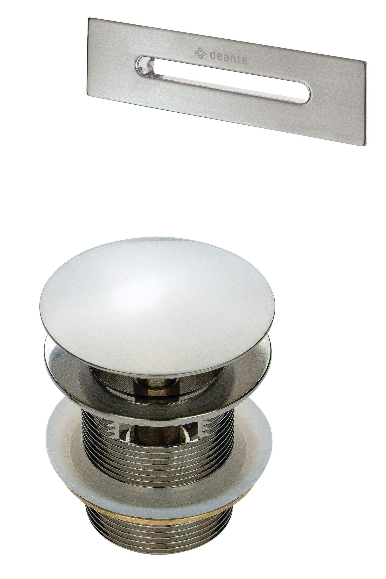 Deante  Kit De Accesorios Decorativos Para Bañera En Color Acero Cepillado Kyy_f10b, Acero Inoxidable Cepillado Acero Inoxidable, Leroy Merlin