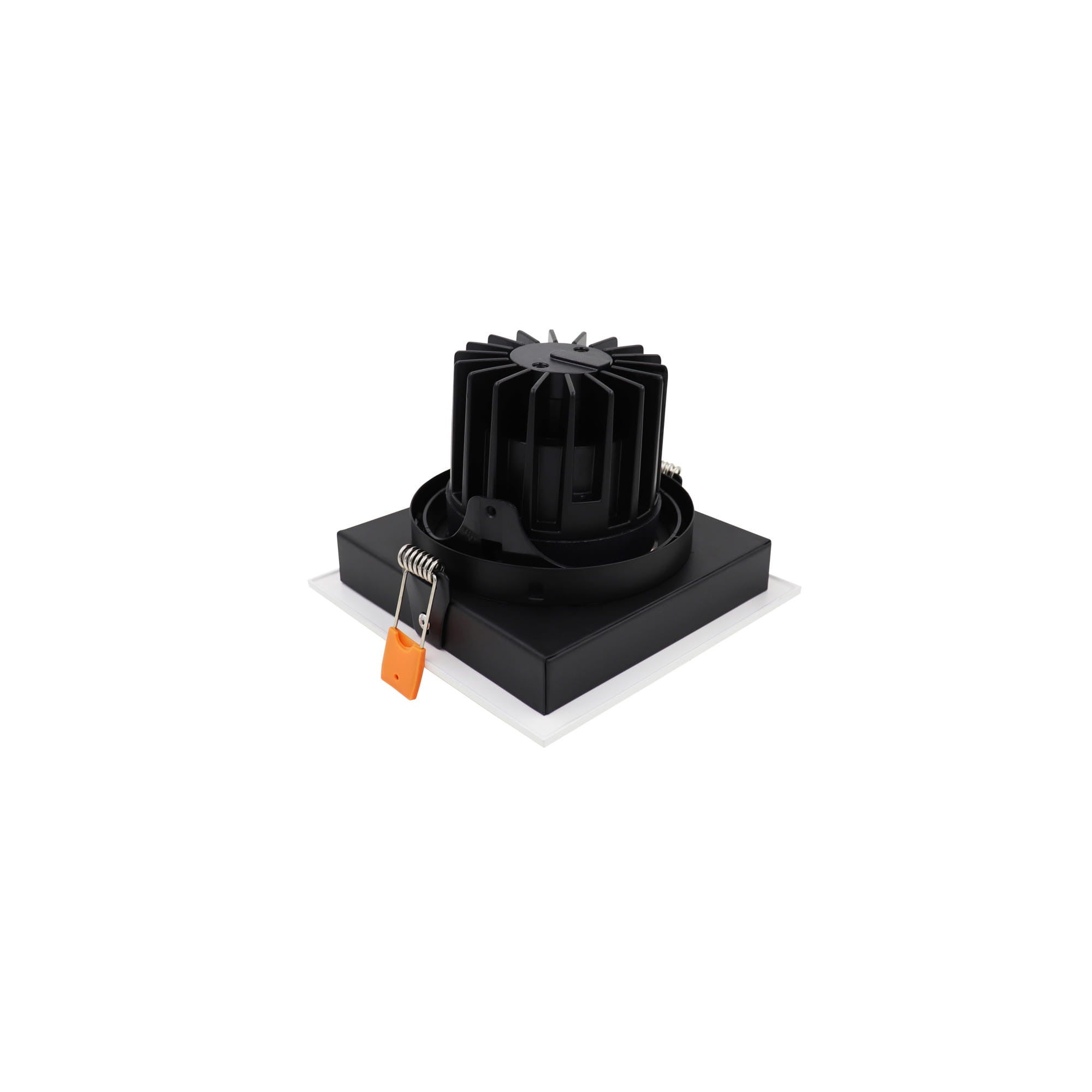Oprawa stropowa sufitowa wpuszczana Dia biało-czarna LED 18W 3000K 1500lm wym: 14,1 x 14,1 cm kwadratowa Nowodvorski Lighting
