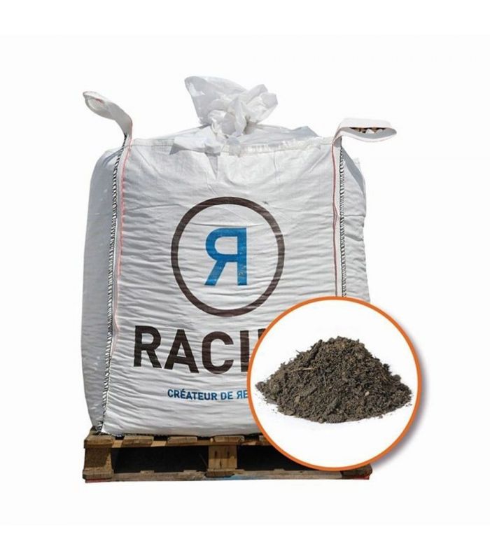 Terre végétale enrichie de compost RACINE plantation extérieure Big bag 1 m3 - 2