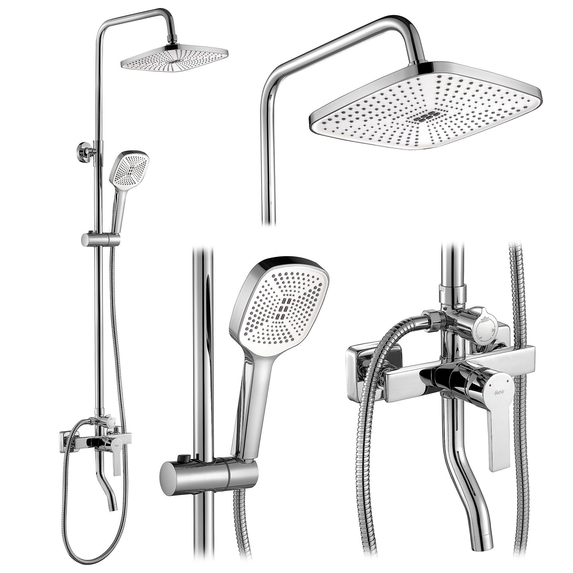 Zestaw Natryskowy Rea Argus MY-2021-77C Chrom