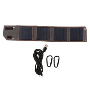Panneau Solaire Portable Flashfish - Monocristallin - Pour Camping Et Randonnée