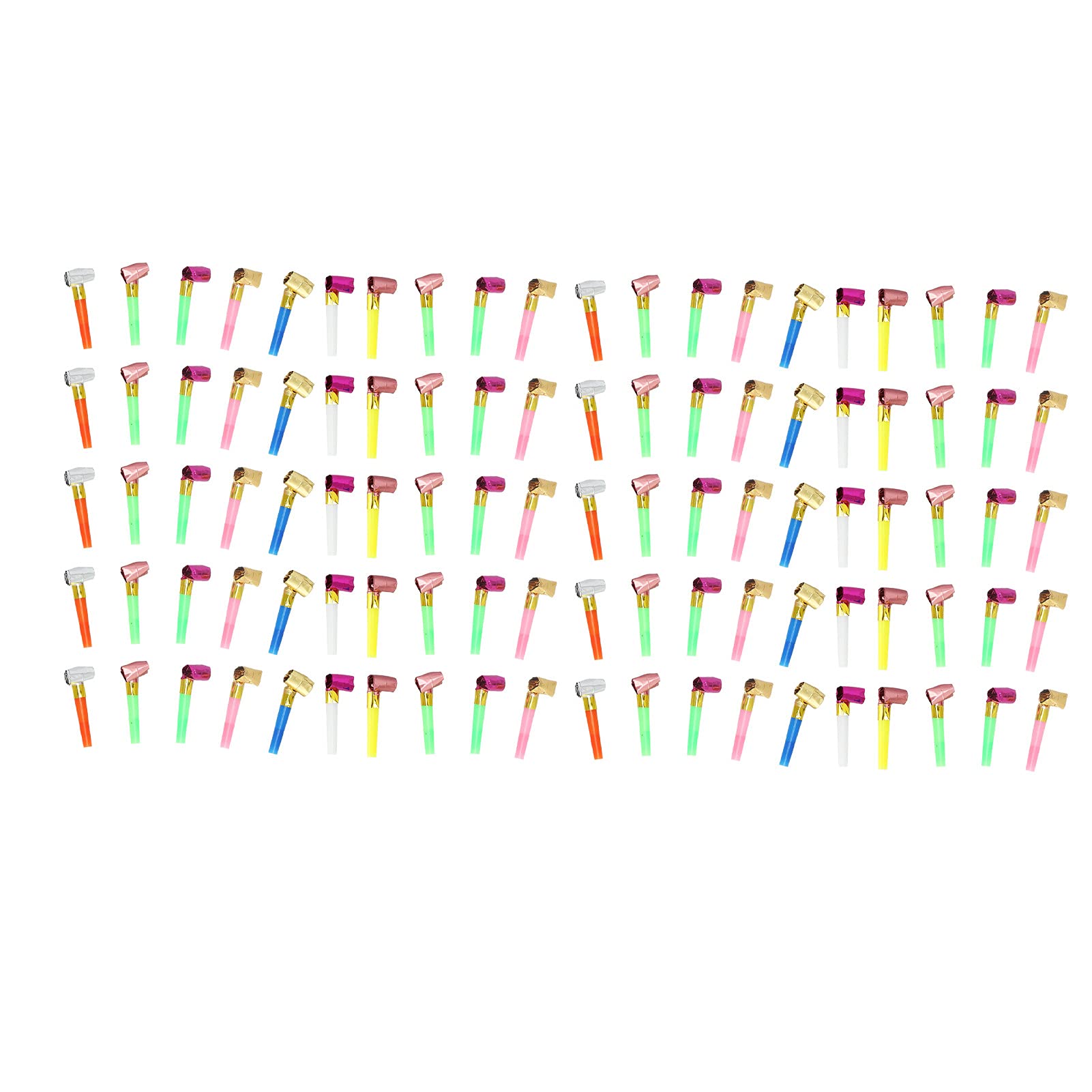 SGERUFZ 20 Sifflets Trompette Pour Enfants, Sifflet Anniversaire Enfant, Sifflets Fête, Krachmacher, Pour Fête D'Anniversaire, Fête Enfants, Banquet, Graduation (Multicolore