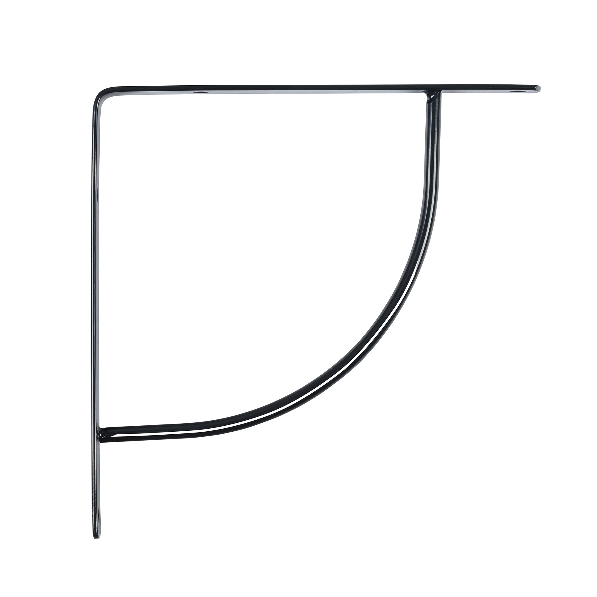 REI | Suporte de Parede para Prateleira 1460 | 240 mm | 20x240x240 mm | Aço Preto | 30 kg - 2