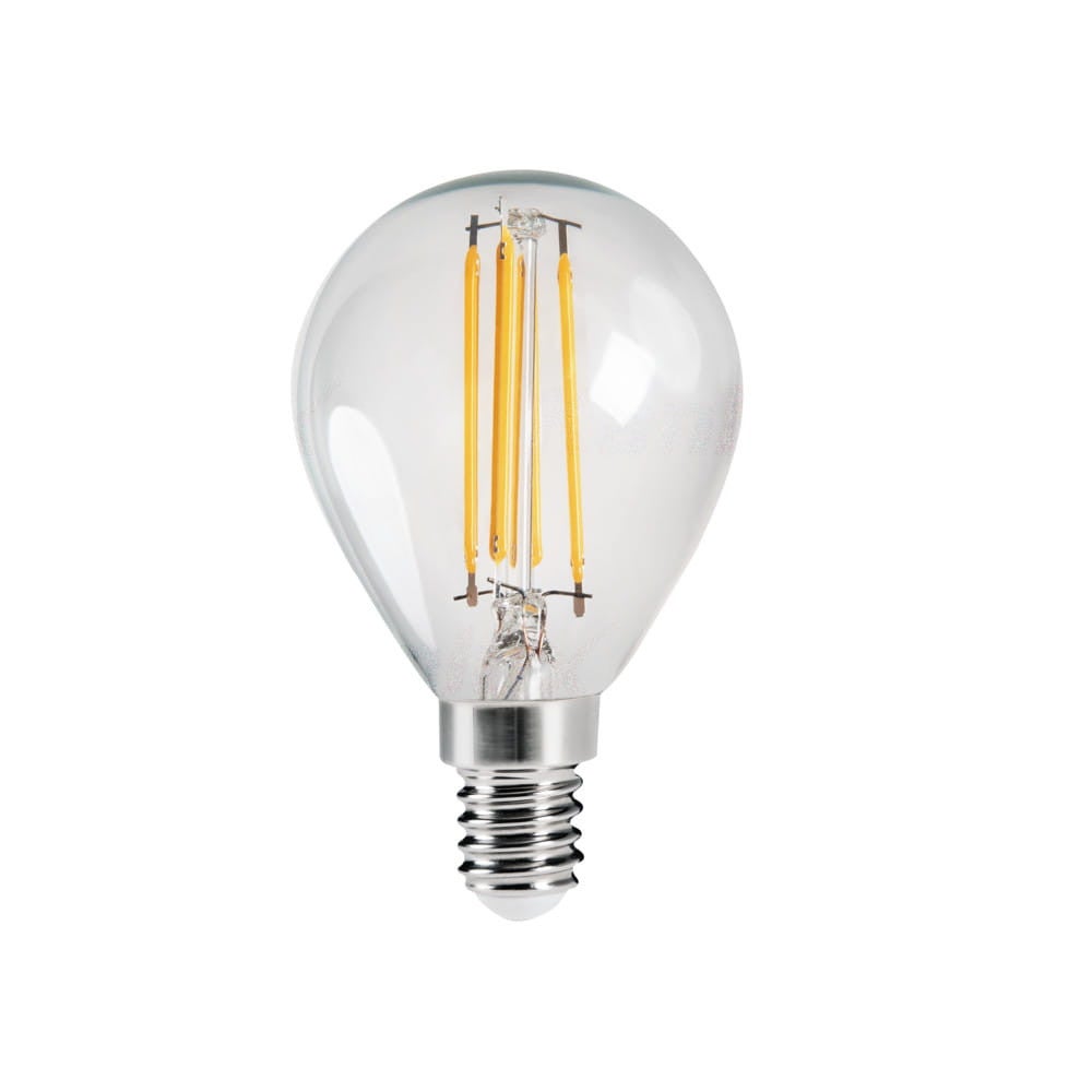 Żarówka LED FILAMENT E14 4.5W kulka przezroczysta Ciepła biel 2700K 470lm Kanlux