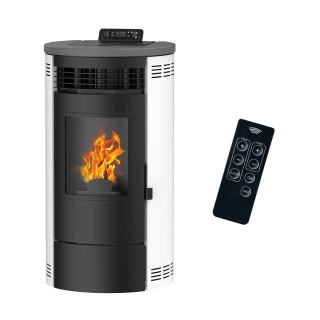 Stufa a Pellet Flavia 9,5 kW Sannover Bianco