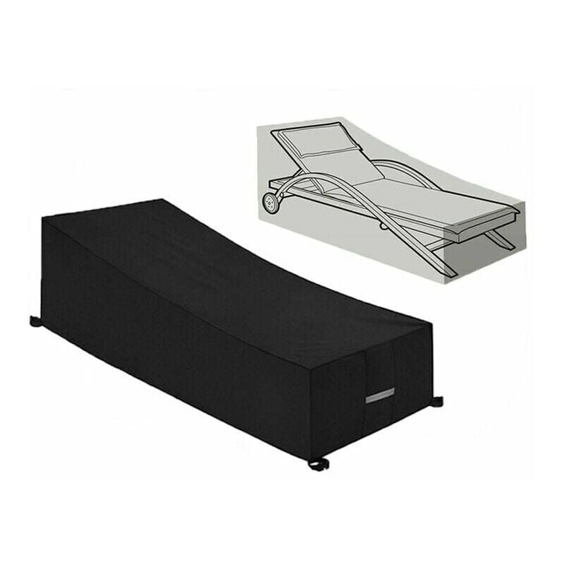 Promocja Pokrowiec Ochronny, Wodoodporny, Wiatroodporny, Anty-UV, Tkanina Oxford 210D Pokrowiec Ochronny na Leżak, Szezlong (210x75x40/80cm)