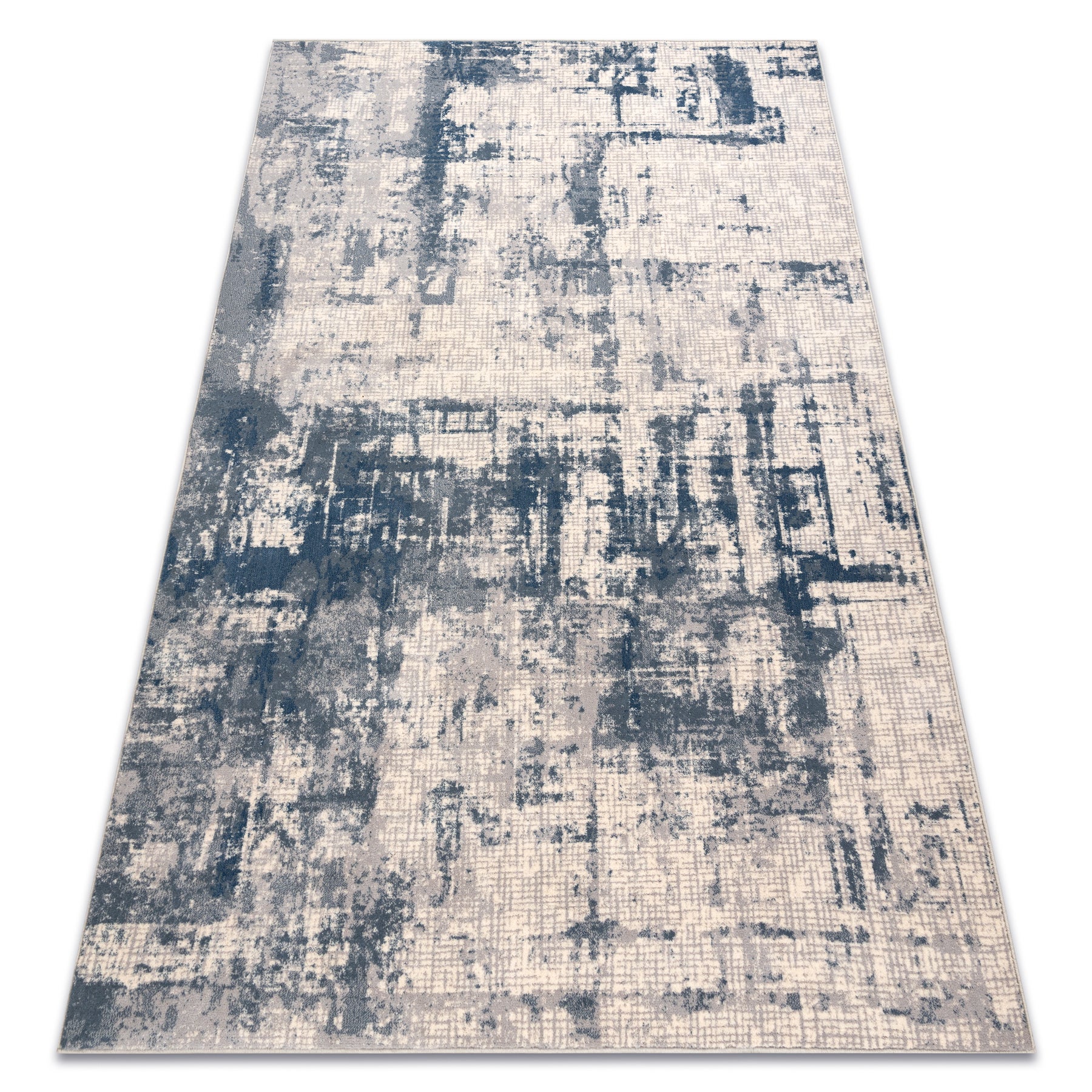 Dywan wełniany NAIN Abstrakcja, vintage 7005/51655 beż / niebieski 120x170 cm