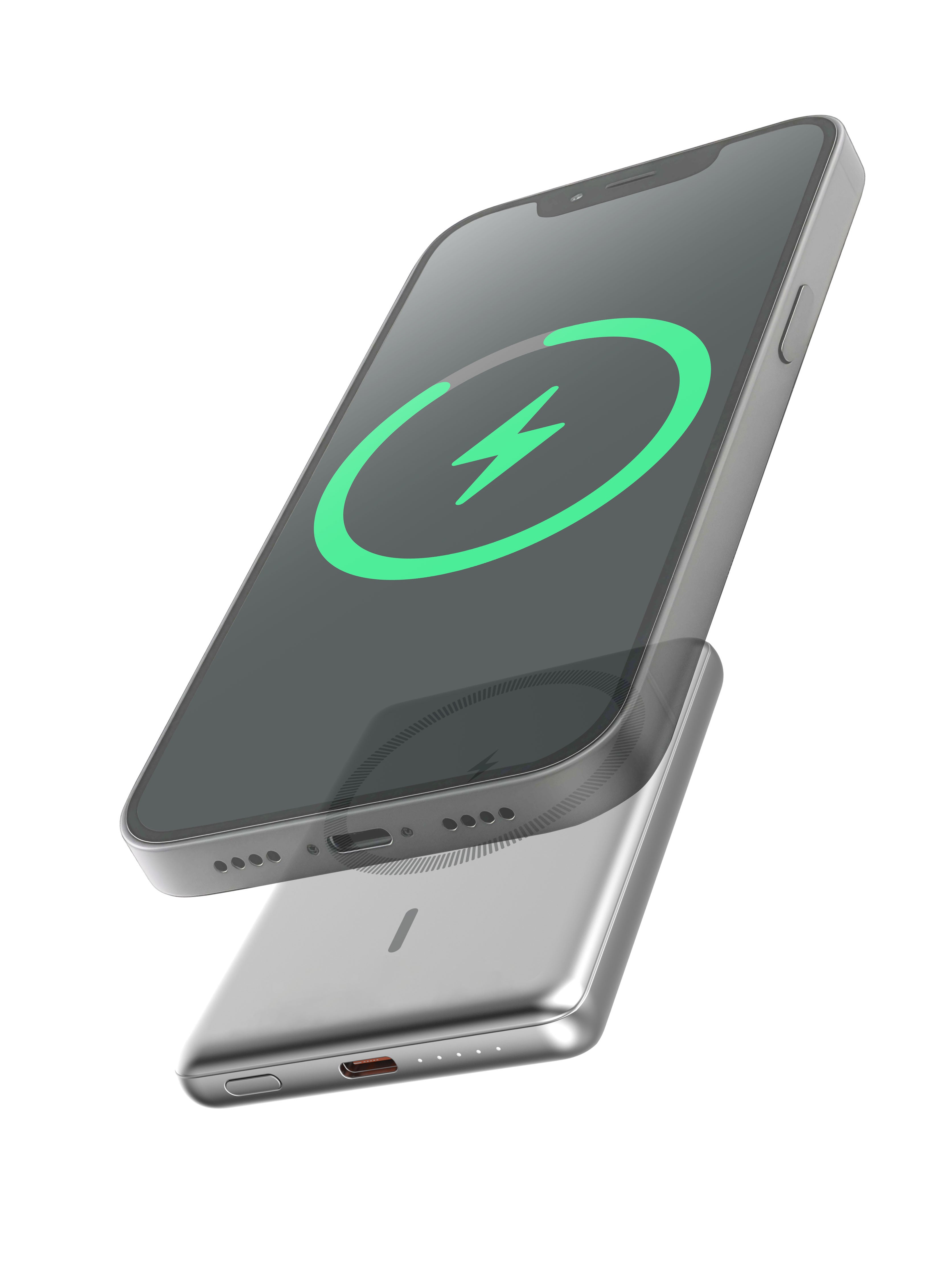Power Bank DCU Tecnologic 5000 mAh Plateado - Imagen 2