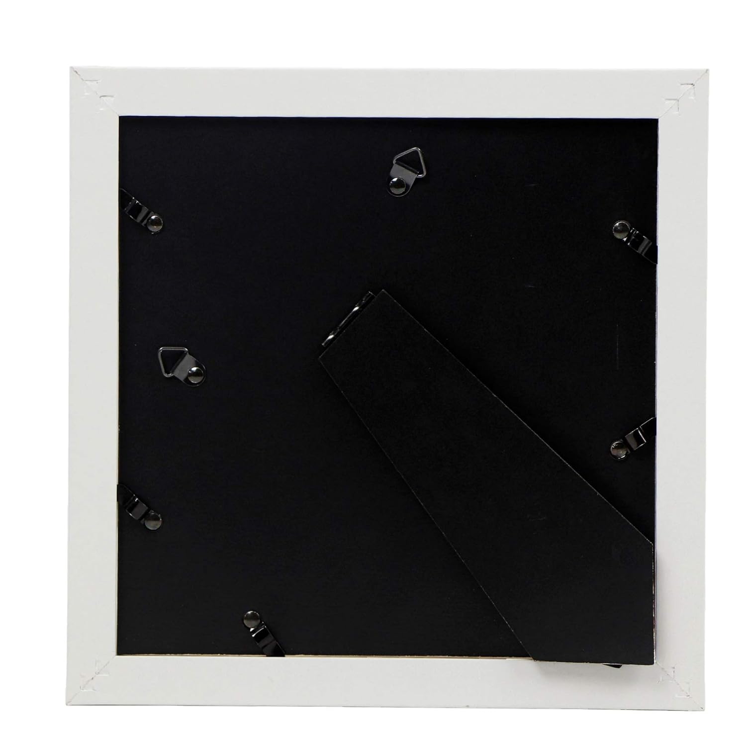 Nacnic Cadre en bois MDF blanc et verre acrylique, protection et présentation de photographies, impressions, affiches, tableaux, chambre 20 x 20 cm - 4