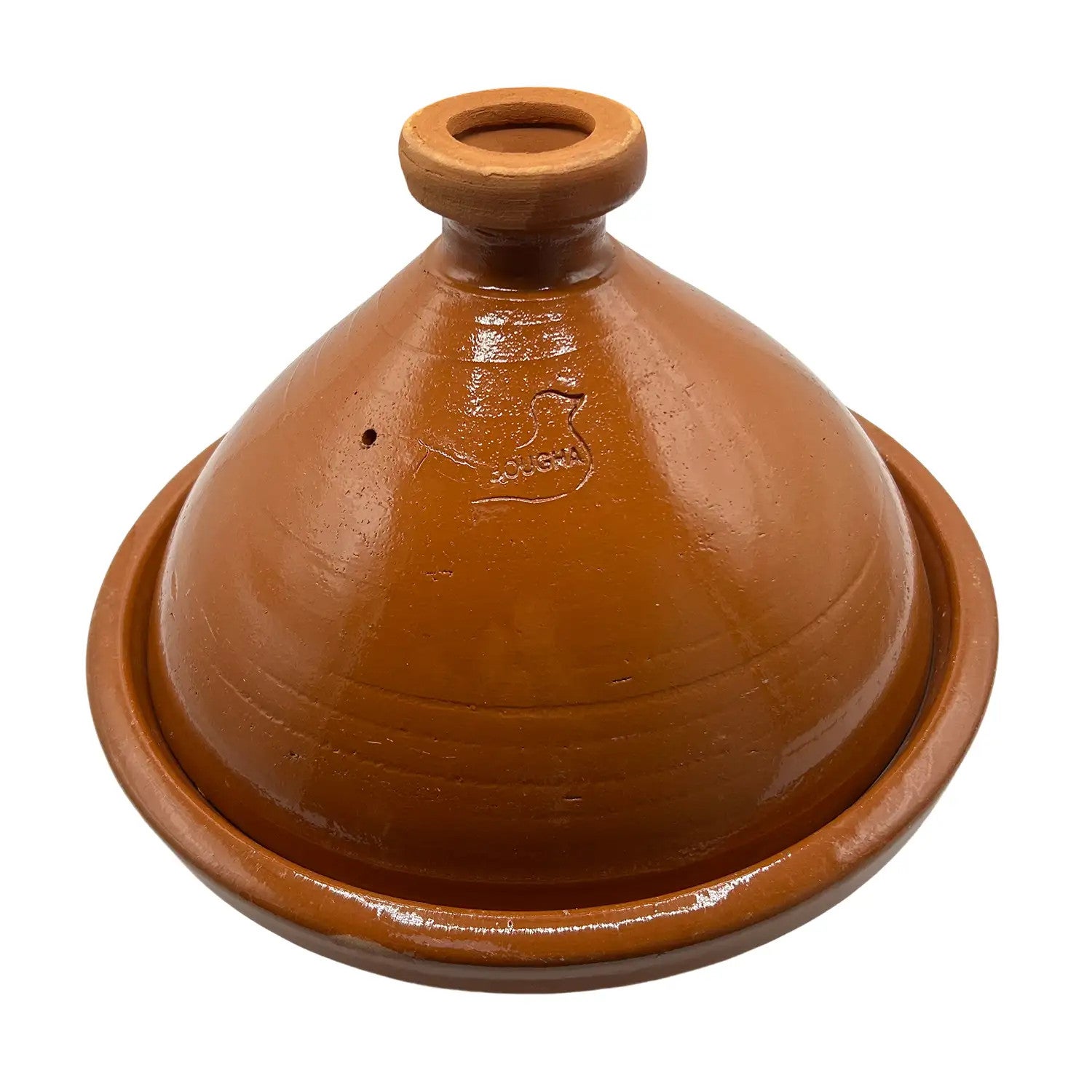 Tajine XL 35 Cm In Terracotta Dipinta A Mano – Pentola Marocchina Per 5-6 Persone, Con Ebook Di Ricette