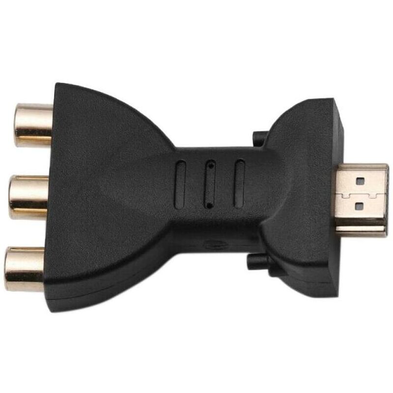 Adaptateur Hdmi Mâle Vers 3 Rca Femelle Composite Av Audio Vidéo Convertisseur Tv - 4