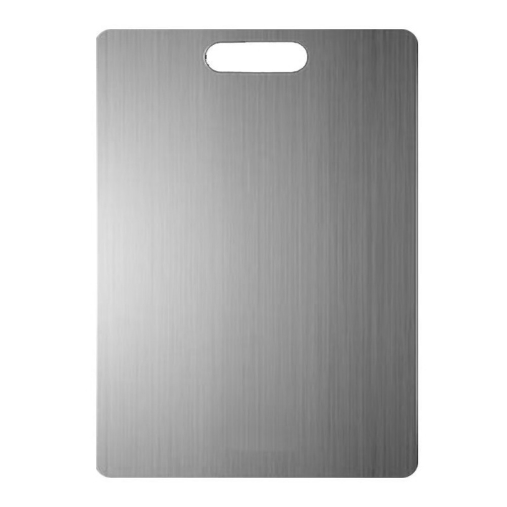 Set De 3 Planches à Découper En Inox SUS316 - Tailles Différentes, Alimentaire, Lavable Au Lave-vaisselle