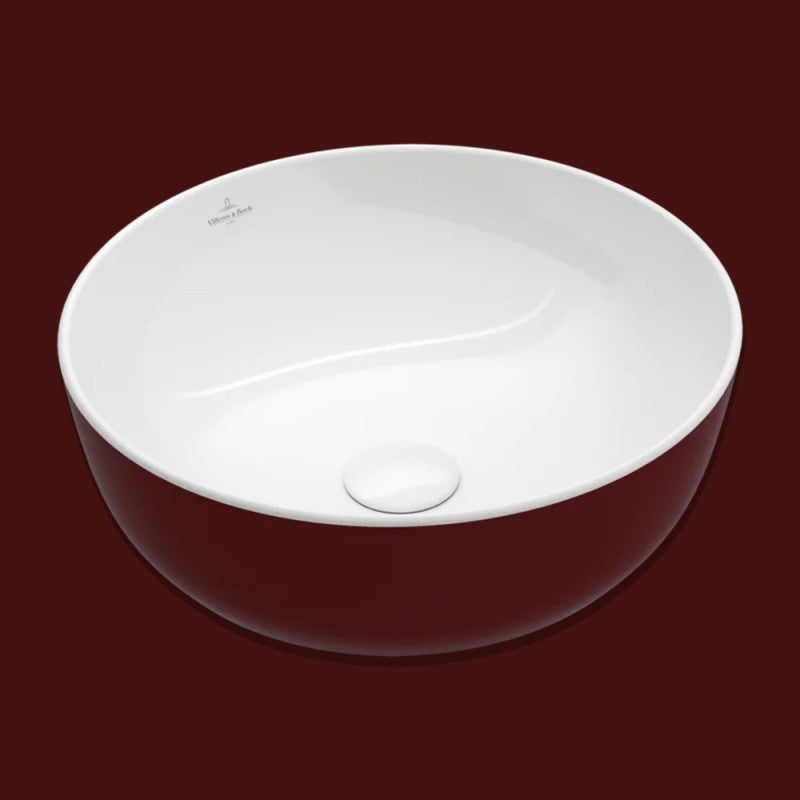 Vasque ronde à poser VILLEROY ET BOCH Artis Bordeaux - 9