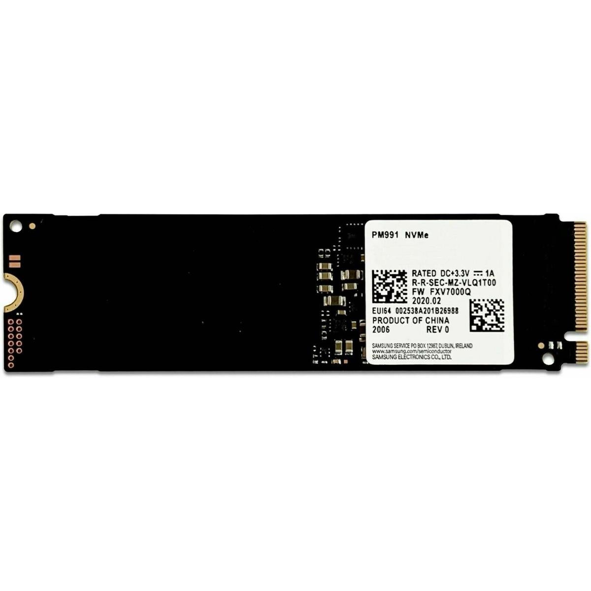 Ssd Samsung Mzvlq1t0halb Samsung Ssd Pm991 Pcie Nvme 1tb Mz 