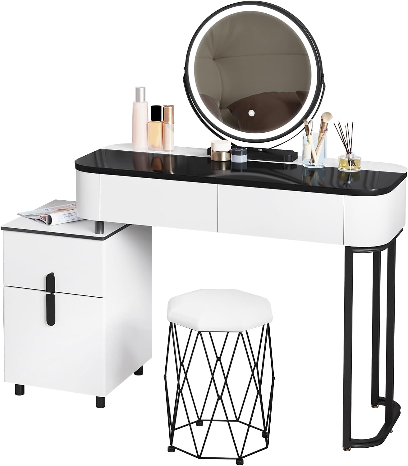 Bureau Coiffeuse Maisons Du Monde Avec Miroir Et Tabouret Velours Gris