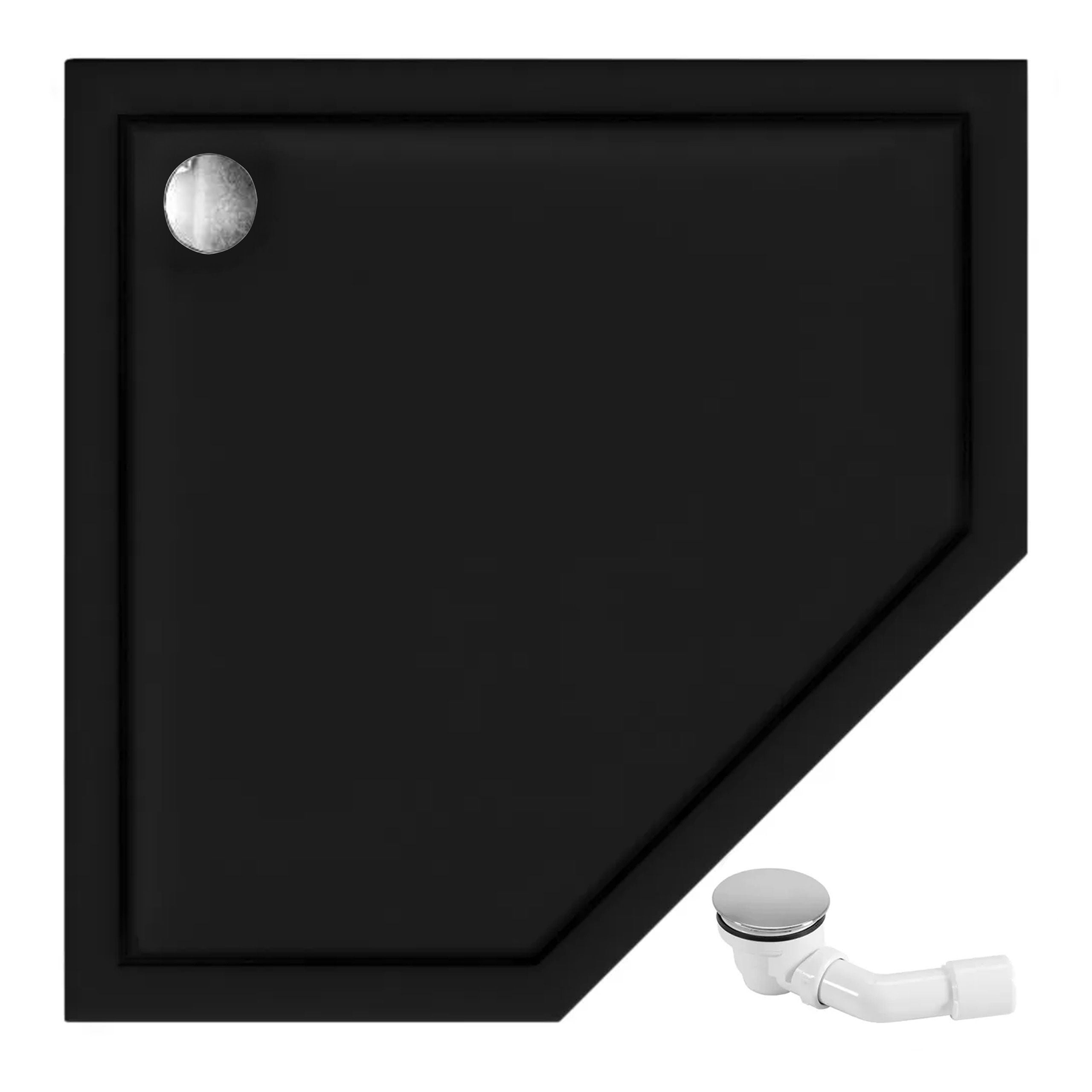 Brodzik Do Kabiny Prysznicowej Rea Diamond Czarny 90 X 90