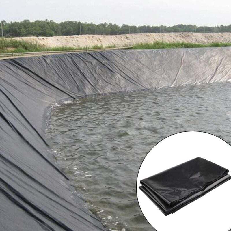 Bâche Bassin HDPE 3x3m Noir - Étanche pour Étang à Poissons, Fontaine, Jardin Aquatique et Ruisseaux | Leroy Merlin - 2