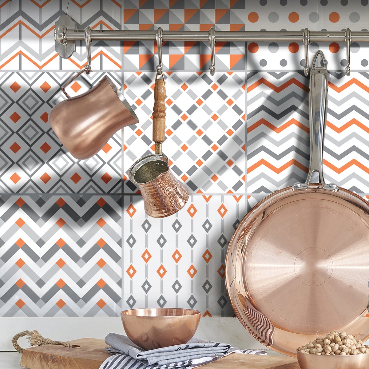 9 adesivo piastrelle etnico Bolinao - Sticker adesivo - adesivi murali - 9stickers15x15cm - 3