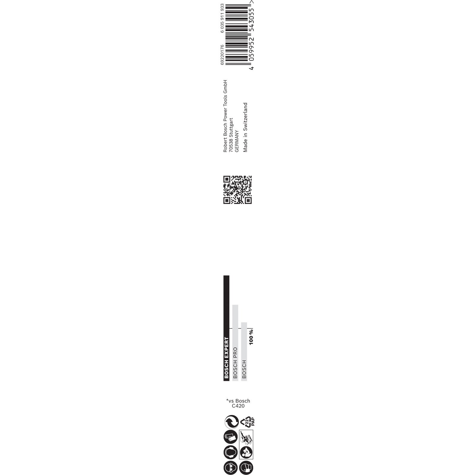 Papel de lija EXPERT C470 para lijado manual de 230 x 280 mm, G 400 - 8