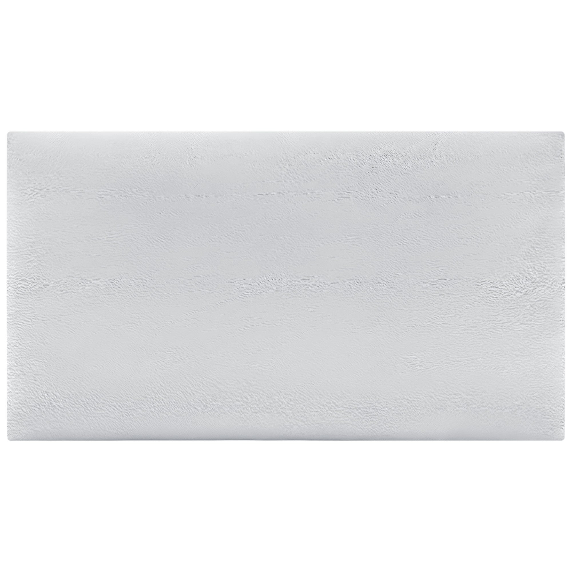 DHOME Cabecero de Polipiel Liso cabeceros Cabezal tapizado Cama (Polipiel Blanco, 105cm (Camas 80/90/105)) - 3