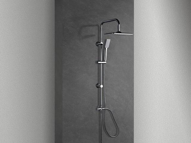 NALA - Colonne de douche modéle pont avec pommeau douche cervical rectangulaire