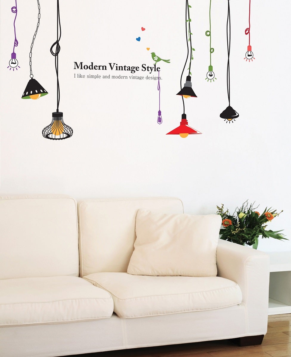 Stickers Muraux décoration adhésifs Modern vintage style | Leroy Merlin