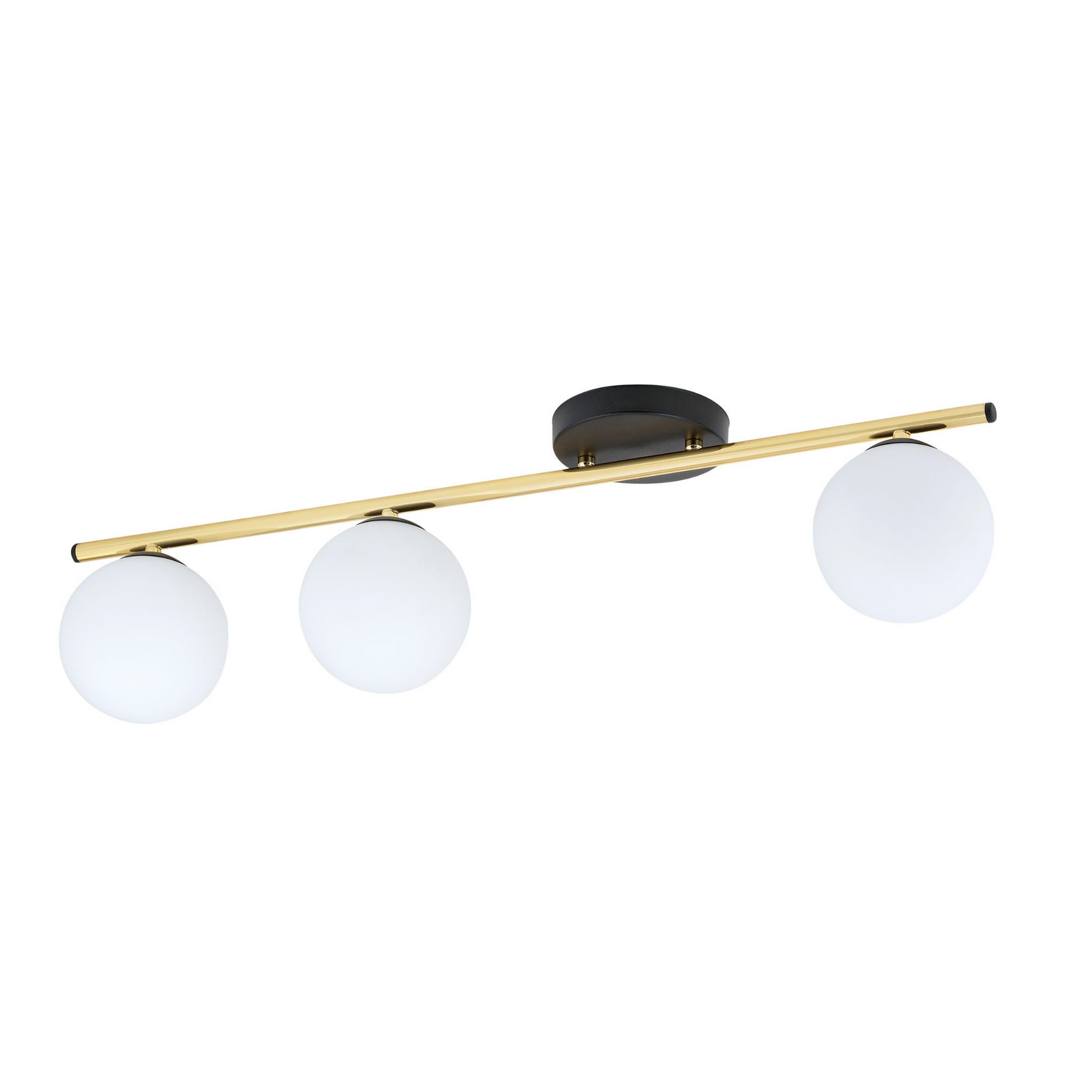Lampa wisząca Monza biało-złota 3xE14x10W wym: 20 x 80 cm metal Emibig