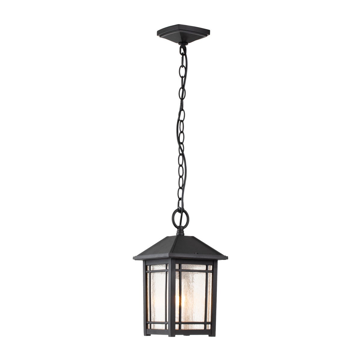 Lampa sufitowa zewnętrzna Cedar Point czarna 1xE27x60W wym: 202,4 x 19,7 x 19,7 cm aluminium Quoizel