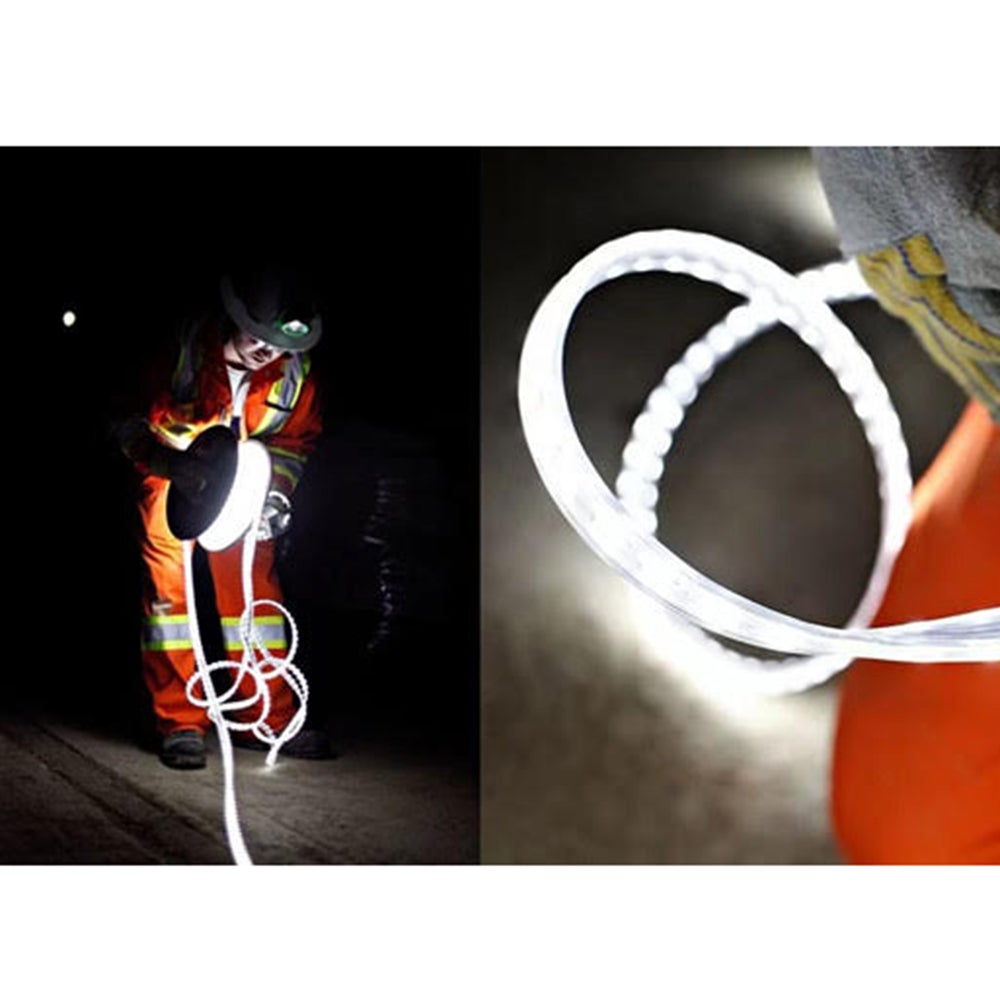 COSTRUZIONE STRISCIA LED IP67 230V 15W/M 50M Striscia Led Frangibile 2835 Silicone Impermeabile Bianco Freddo 6000K - Digilamp - 6