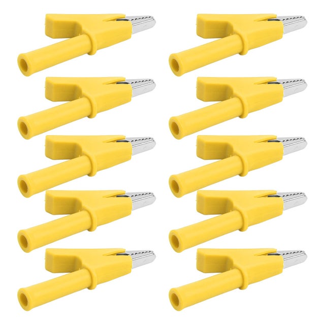 Lot De 120 Pinces Crocodile Électriques Glarks - 28mm 35mm 45mm - Multicolores Pour Tests
