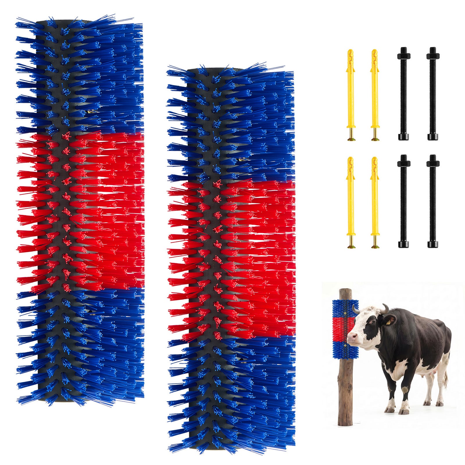 Bonnet De Noël Pour Cheval – Rouge, Flocons De Neige, Matériau Doux, Pompons Amovibles, Taille 35x35cm – Accessoire équestre Festif