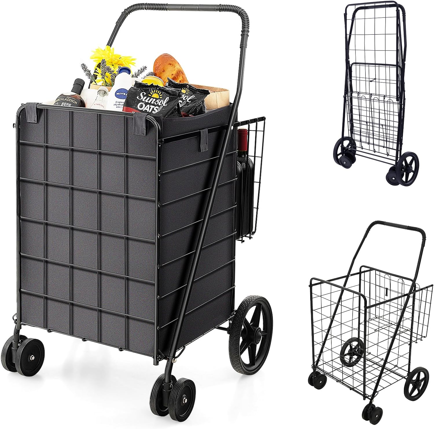 Chariot à Balles De Tennis WAPHOERTE Pliable 150 Balles – Aluminium Avec Roues, Pour Badminton Et Tennis De Table Swingball Tennis Chariot à Balles De Tennis WAPHOERTE Pliable 150 Balles – Aluminium Avec Roues, Pour Badminton Et Tennis De Table Swingball Tennis