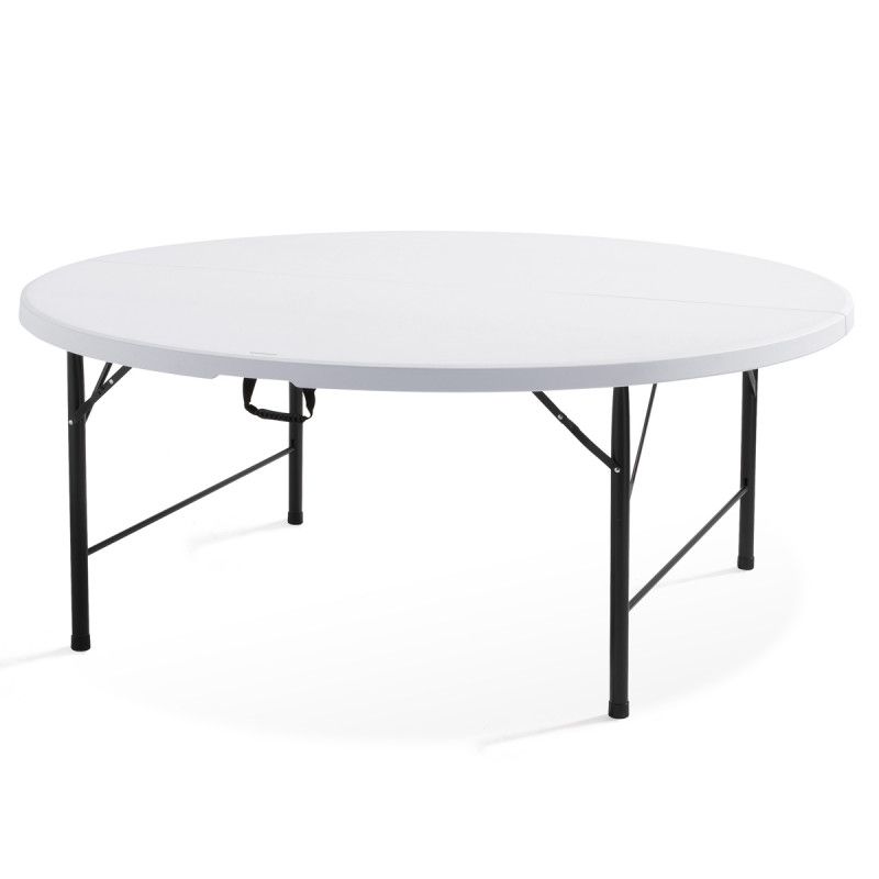 Housse élastique drapée pour table ronde diam.180cm - 4