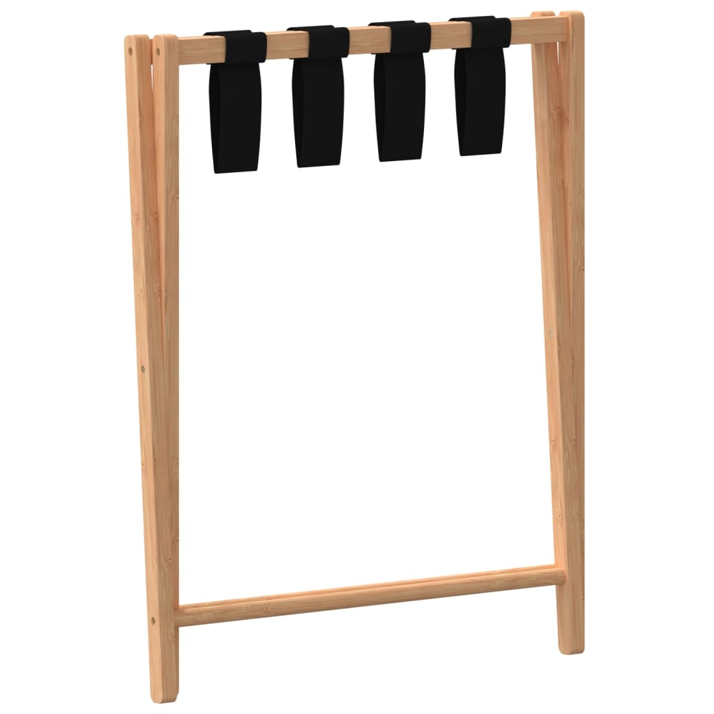 Porte-bagages 68,5x38x58 cm bambou Unico / Marrón - 5