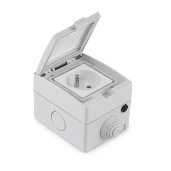 Prise extérieure - KONYKS - Pluviose FR - WiFi - Blanc - 3