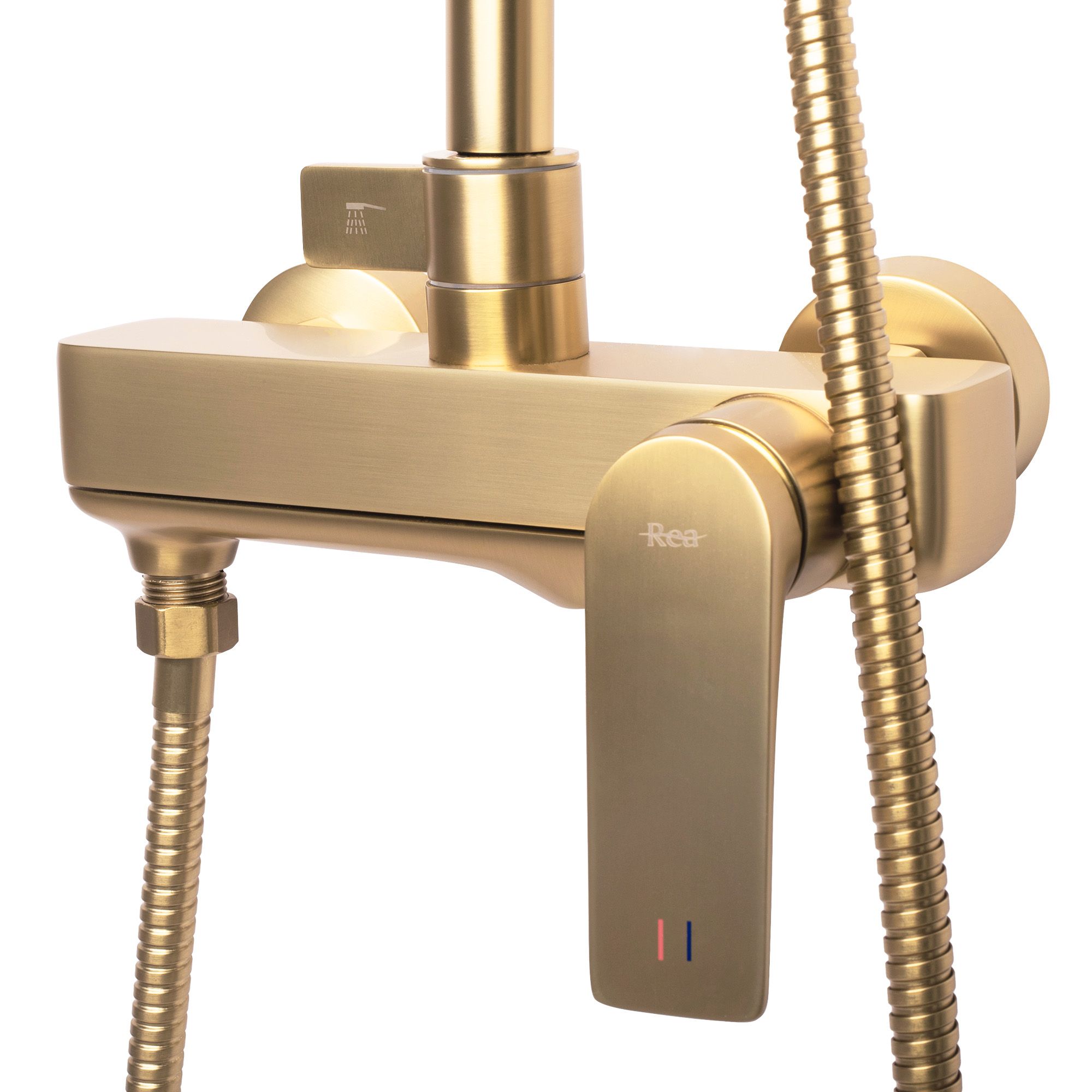 Zestaw Prysznicowy REA AVALON Złoty Szczotkowany - 6