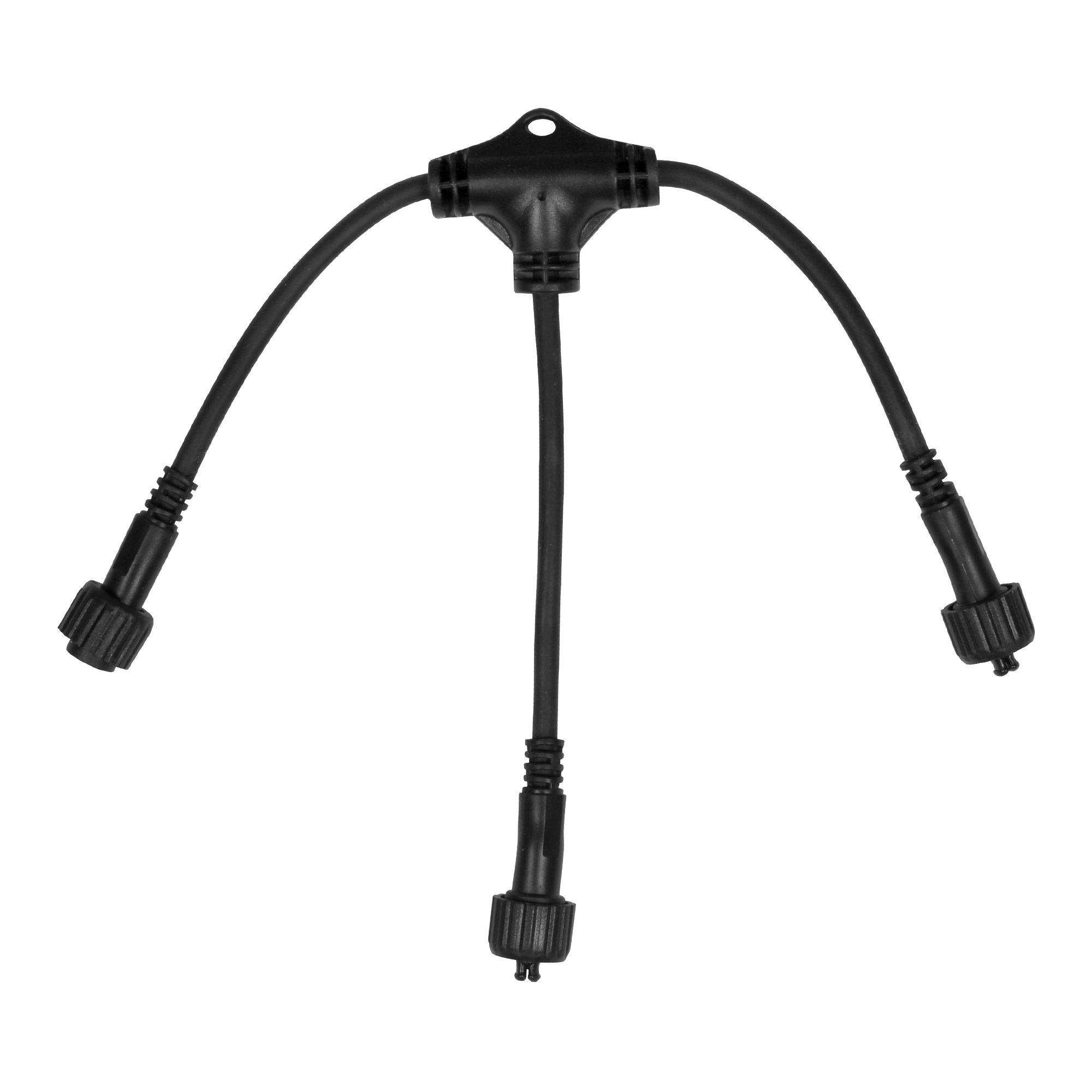 Connecteur Guirlande Joycome 1 Vers 3 – 2 Broches, IP65 étanche, Pour Lumières Extérieures Noël, Jardin, Rideau Lumineux, Séparateur